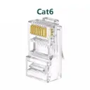 Conectores RJ45 Cat6 Pass Through - (Bolsa 50 Unidades) 