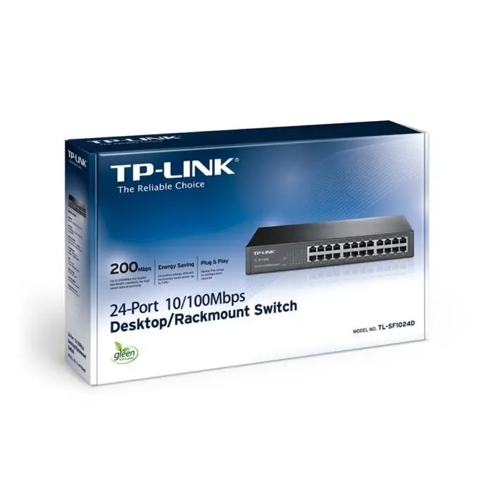 Switch Tplink - 24 Puertos / 10/100 Mbps