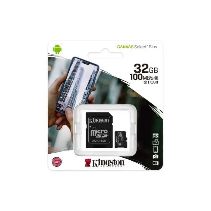 Tarjeta MicroSD de 32GB Canvas Select Plus Clase 10 