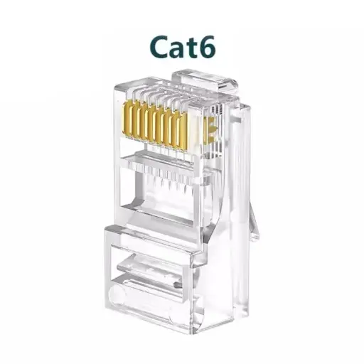 Conectores RJ45 Cat6 Pass Through - (Bolsa 50 Unidades) 