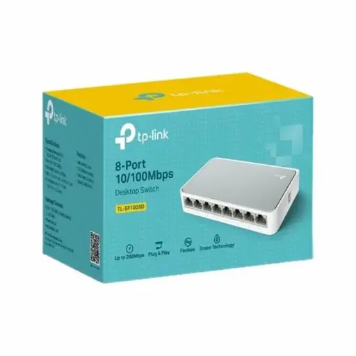 Switch TL-SF1008D de 8 Puertos 10/100 Mbps Gris 