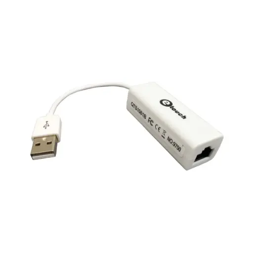 Adaptador USB a Ethernet RJ45 - Blanco 