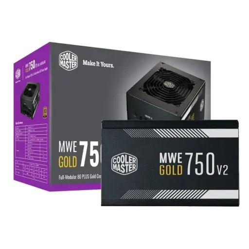 Fuente de Poder Cooler Master MWE 750 v2 80+ Gold 