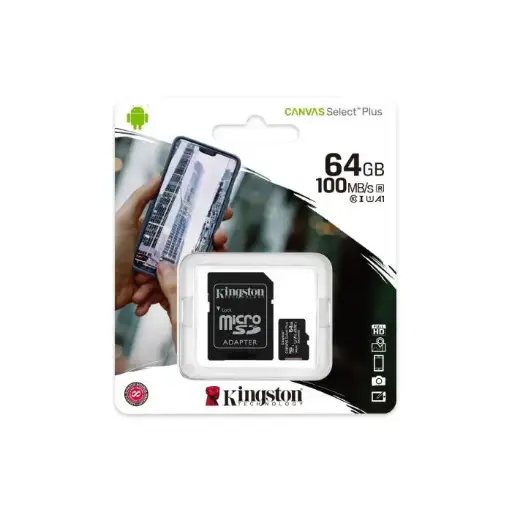 Tarjeta MicroSD de 64GB Canvas Select Plus Clase 10 
